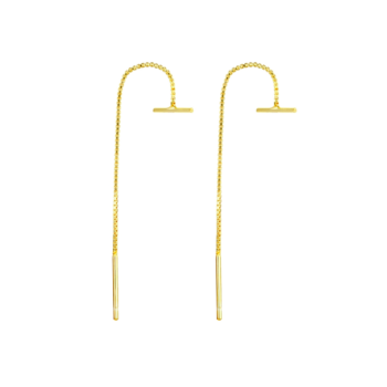 Pendiente cadena con palito